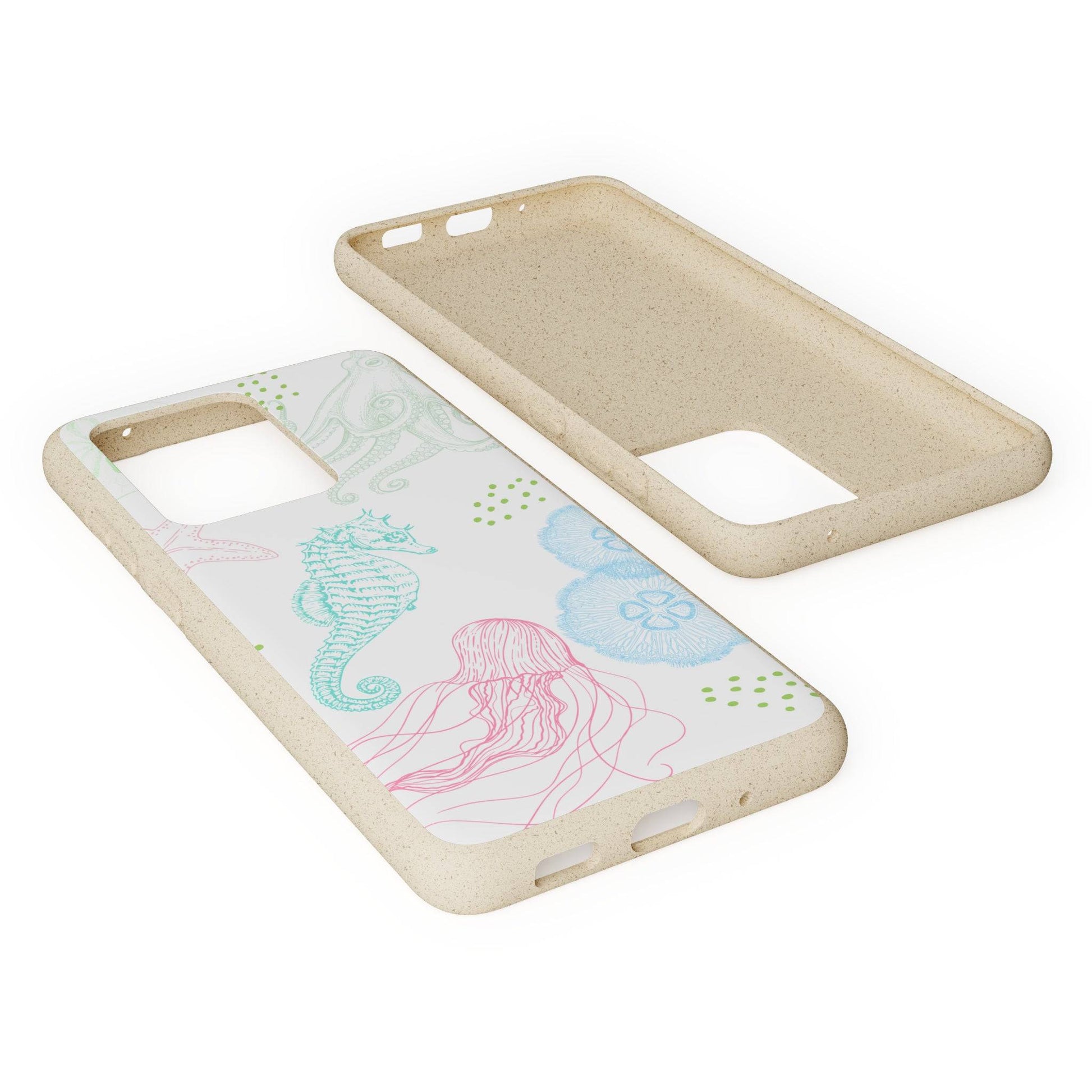 Pastel Coast Biodegradable Phone Case for IPhone and Samsung Galaxy - Tropical Seas Clothing 