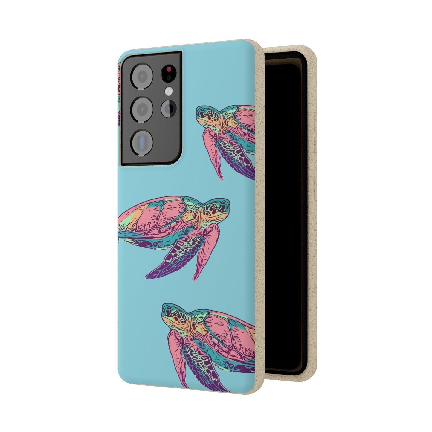 Sea Turtle Serenity Biodegradable Phone Case for IPhone and Samsung Galaxy
