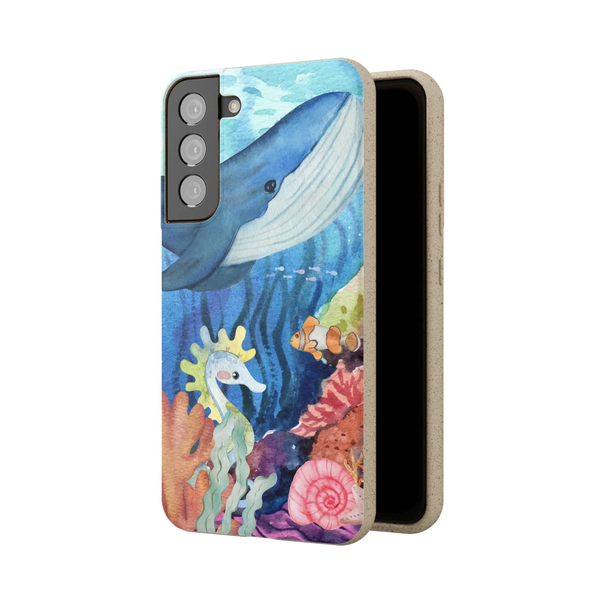 Whale Song Biodegradable Phone Case - Tropical Seas Clothing 