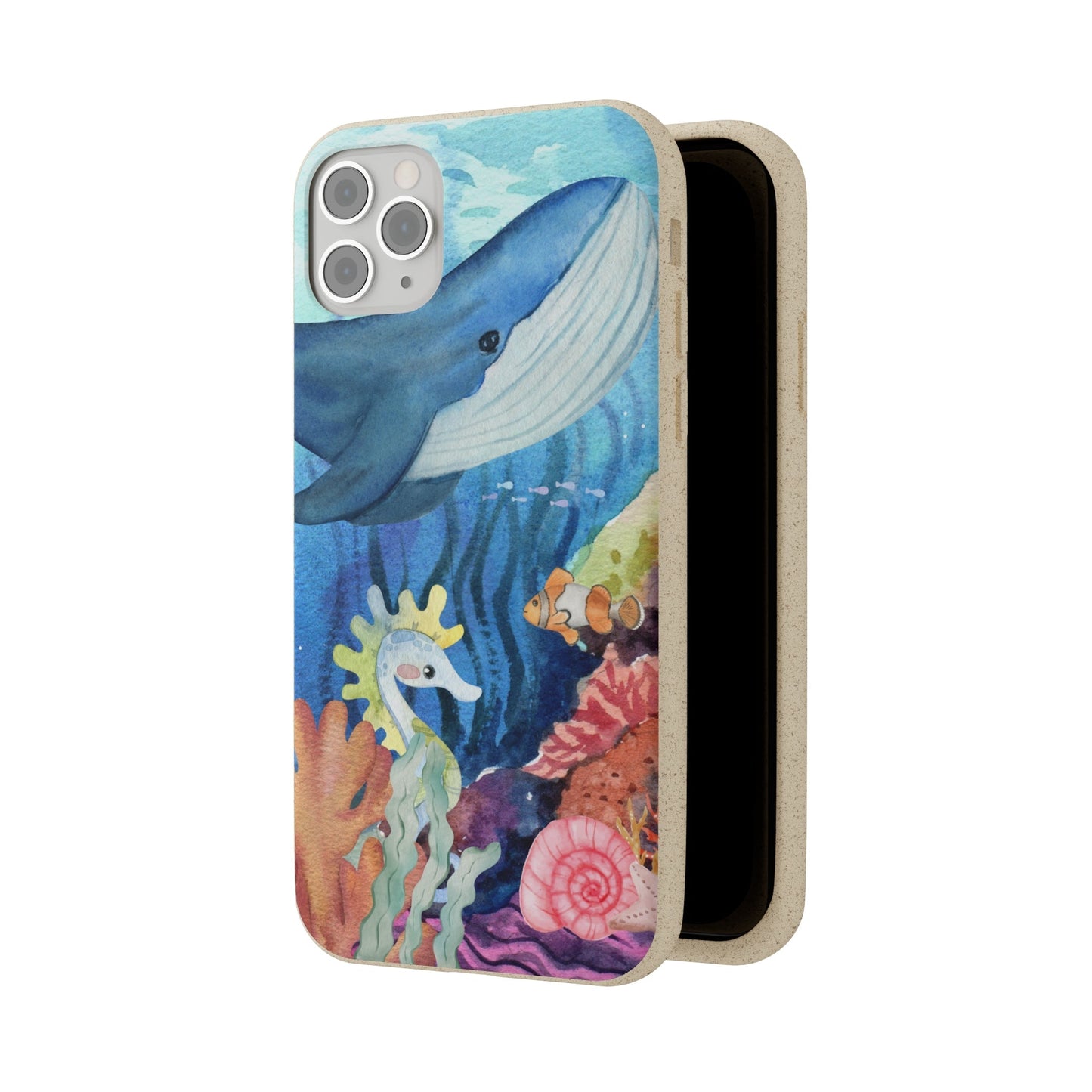 Whale Song Biodegradable Phone Case - Tropical Seas Clothing 