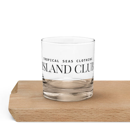 Island Club Rocks glass - Sustainable rock glass from Tropical Seas Clothing 