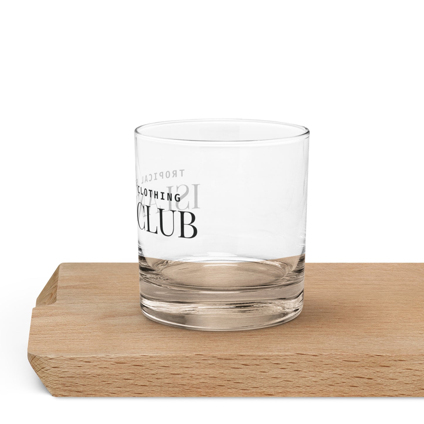 Island Club Rocks glass - Sustainable rock glass from Tropical Seas Clothing 