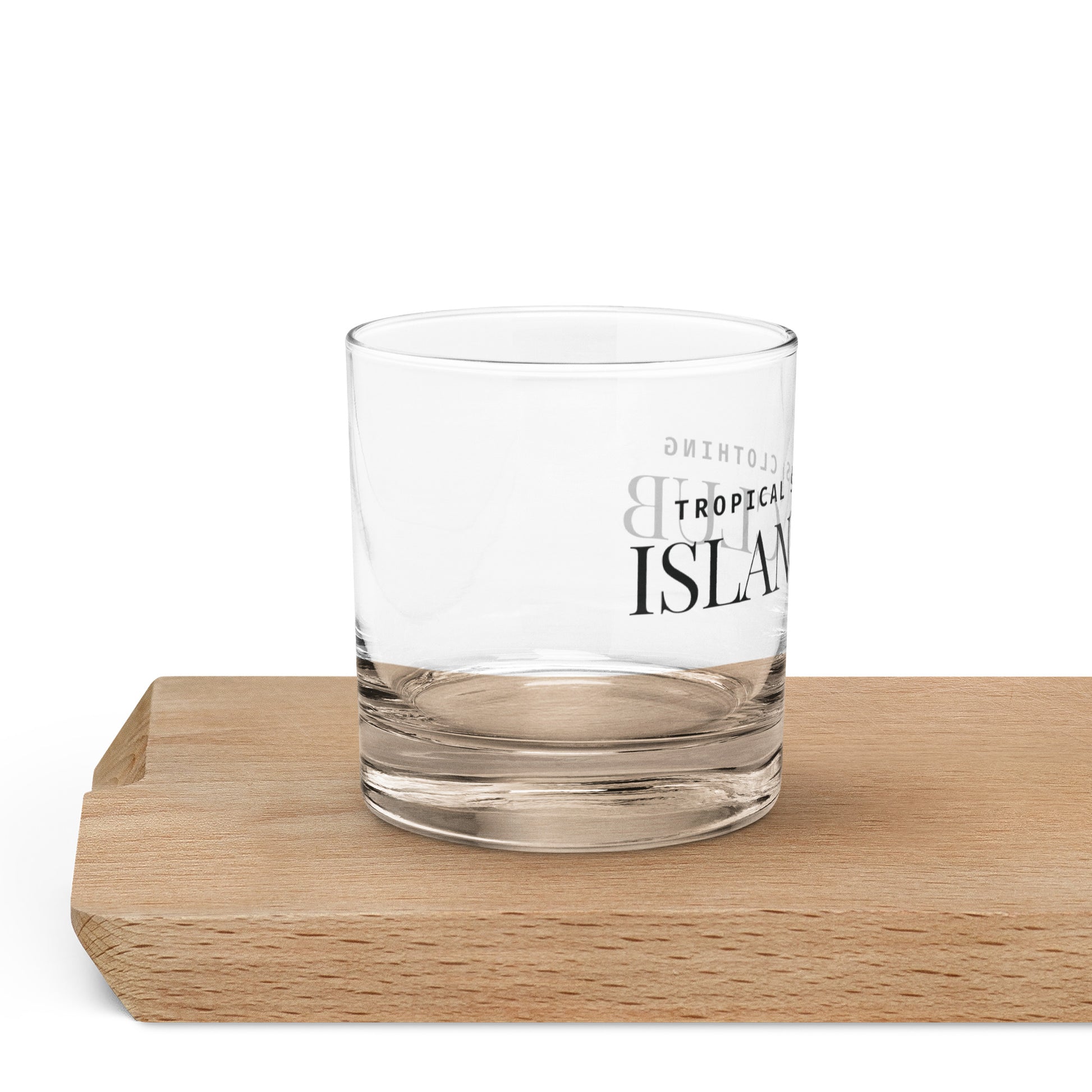 Island Club Rocks glass - Sustainable rock glass from Tropical Seas Clothing 