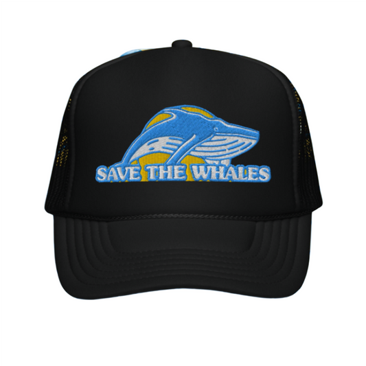 Gorra de camionero de espuma Save the Whales