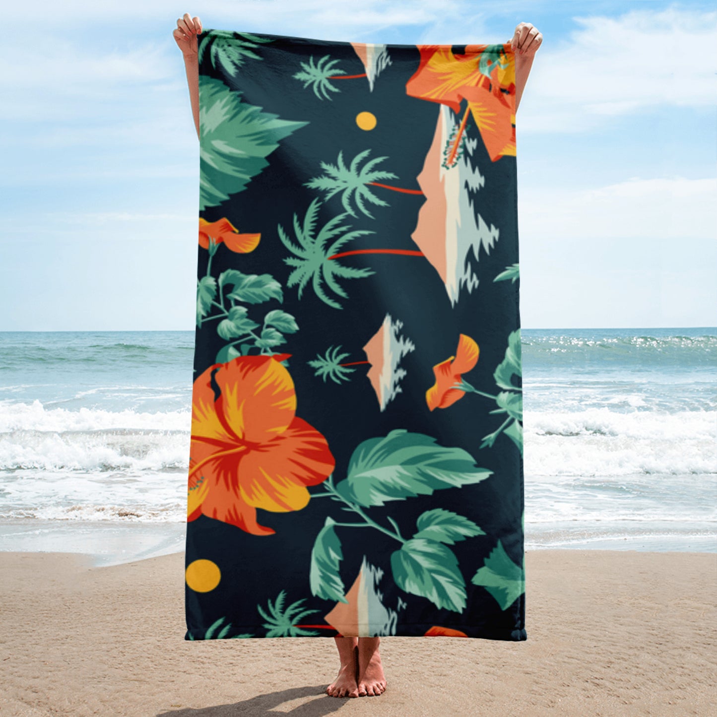 Aloha Island Beach Towel - Sustainable Beach Towels from Tropical Seas Clothing 