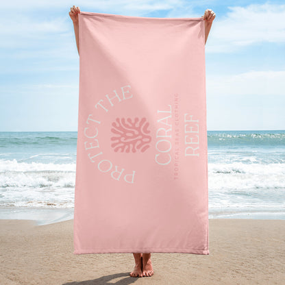 Protect the Reef Beach Towel - Sustainable Beach Towels from Tropical Seas Clothing 