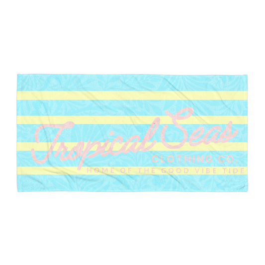 Tropical Vibes Beach Towel - Tropical Seas Clothing 