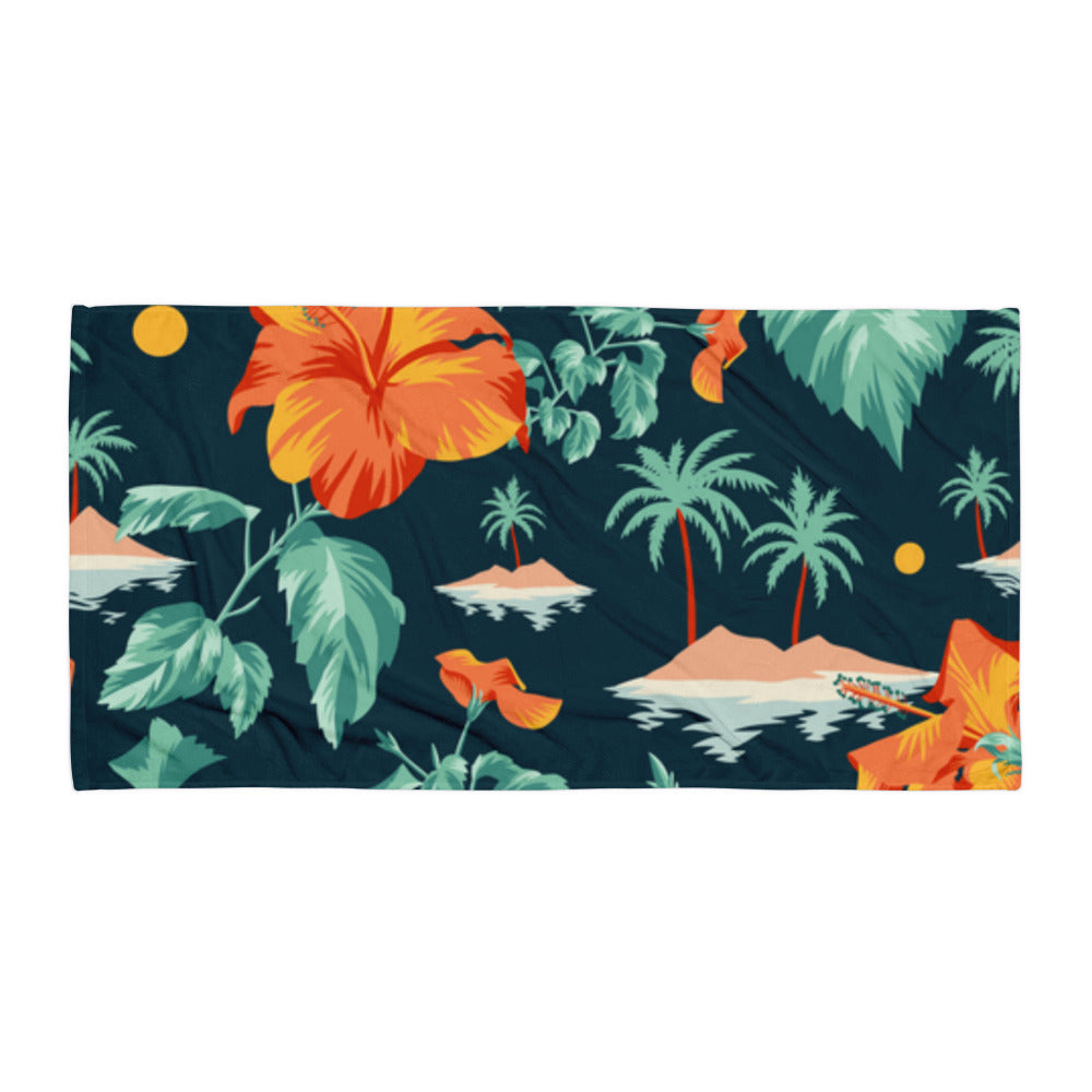 Aloha Island Beach Towel - Sustainable Beach Towels from Tropical Seas Clothing 