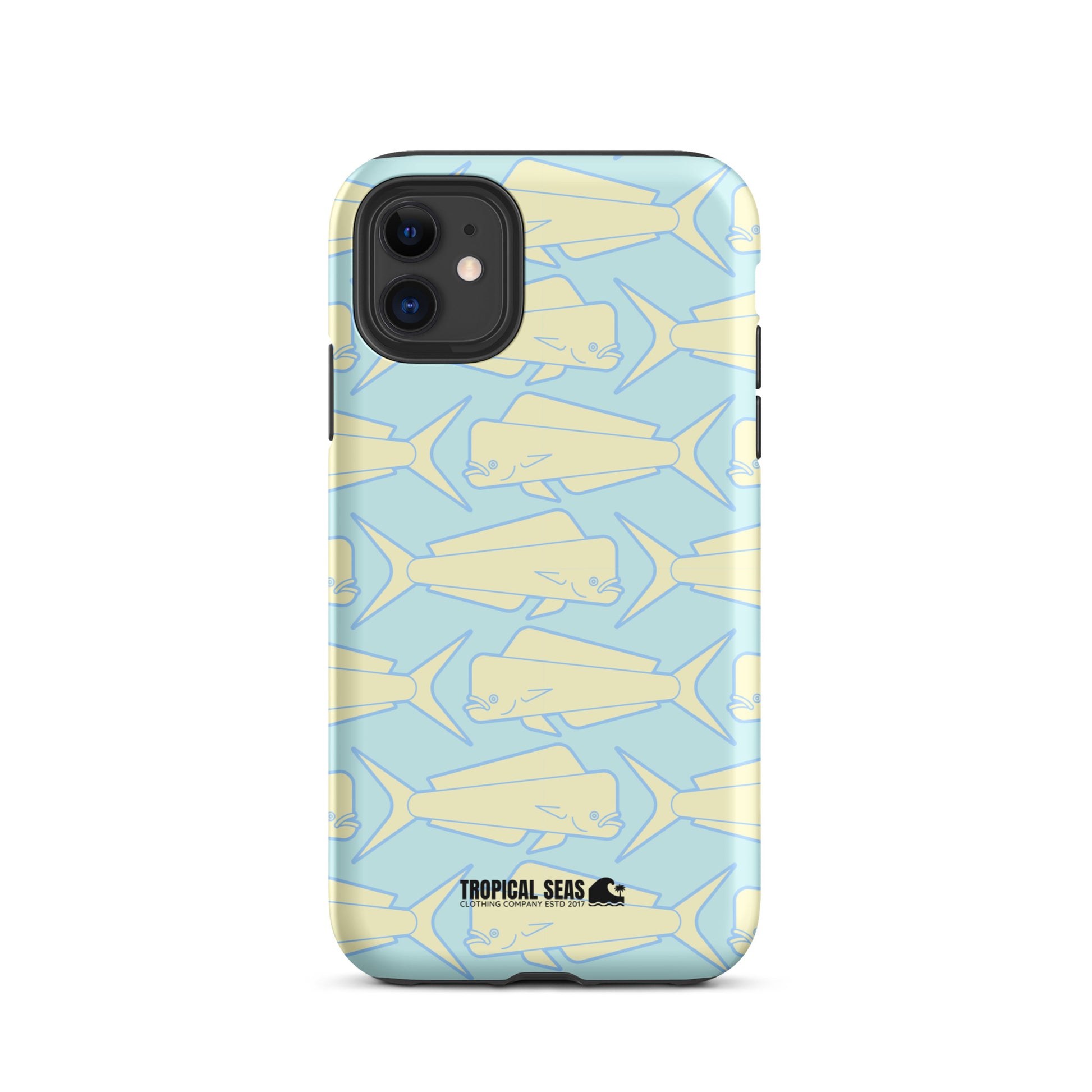 Tropical Mahi Mahi Fish Tough Case for iPhone® - Sustainable Mobile Phone Cases from Tropical Seas Clothing 