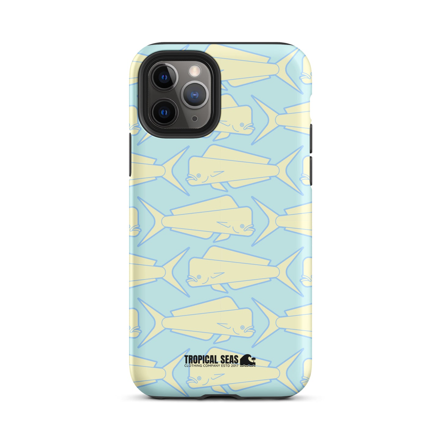 Tropical Mahi Mahi Fish Tough Case for iPhone® - Sustainable Mobile Phone Cases from Tropical Seas Clothing 