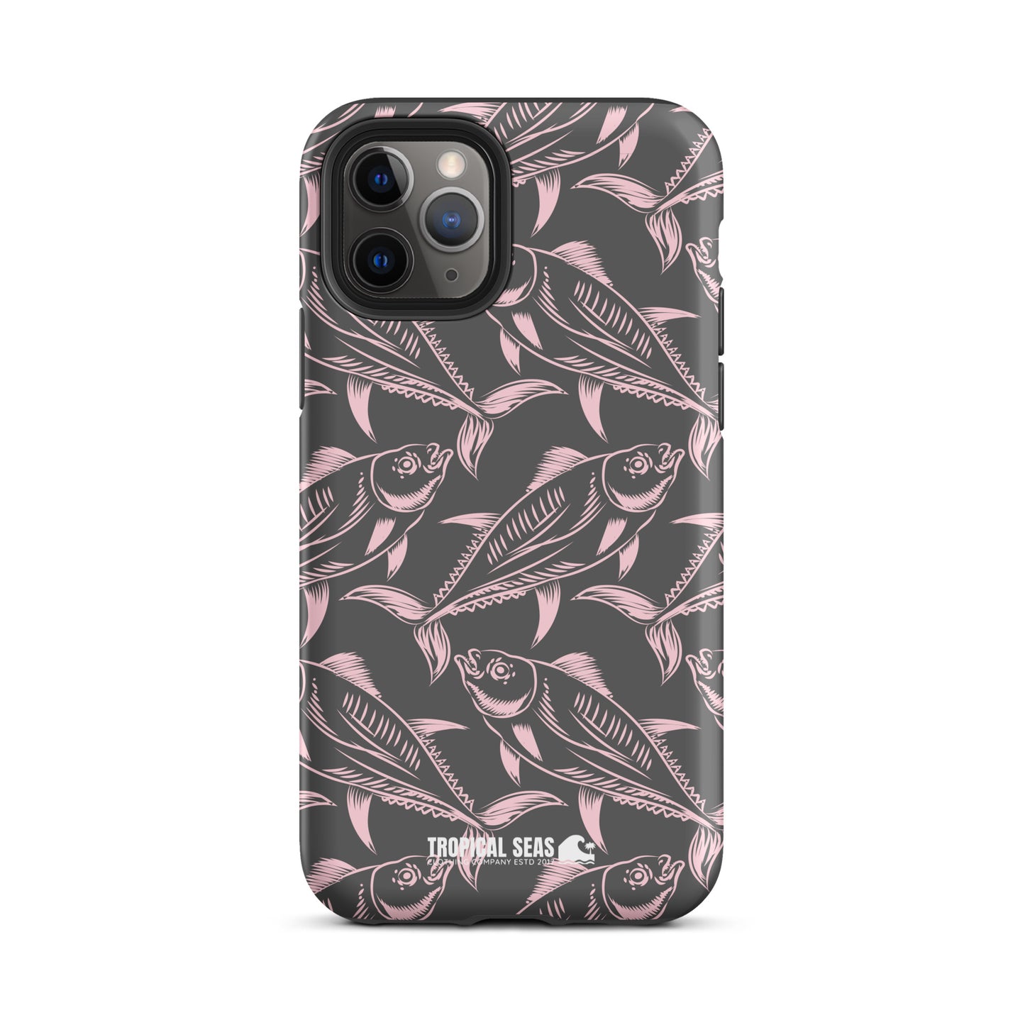 Nautical Pink Tuna Tough Case for iPhone® - Sustainable Mobile Phone Cases from Tropical Seas Clothing 