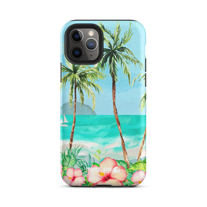 Tropical Dawn Tough Case for iPhone® - Sustainable Mobile Phone Cases from Tropical Seas Clothing 