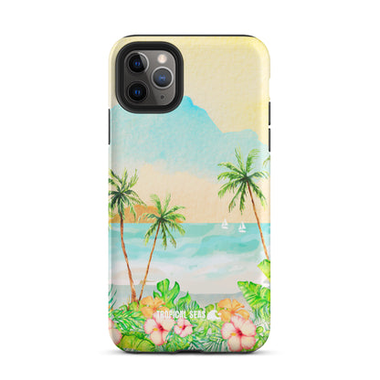 Tropical Dreaming Tough Case for iPhone® - Sustainable Mobile Phone Cases from Tropical Seas Clothing 