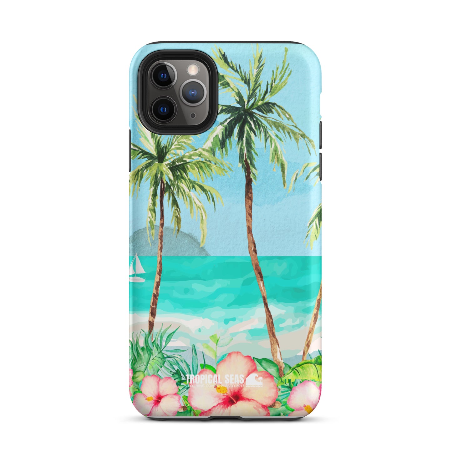 Tropical Dawn Tough Case for iPhone® - Sustainable Mobile Phone Cases from Tropical Seas Clothing 