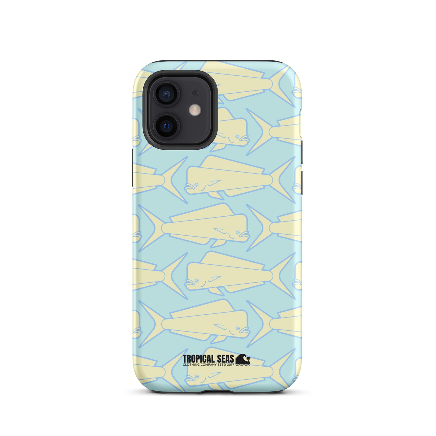 Tropical Mahi Mahi Fish Tough Case for iPhone® - Sustainable Mobile Phone Cases from Tropical Seas Clothing 