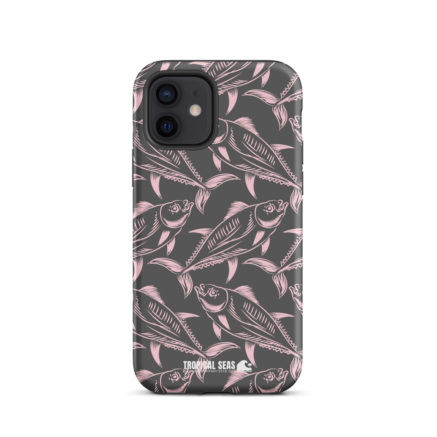 Nautical Pink Tuna Tough Case for iPhone® - Sustainable Mobile Phone Cases from Tropical Seas Clothing 