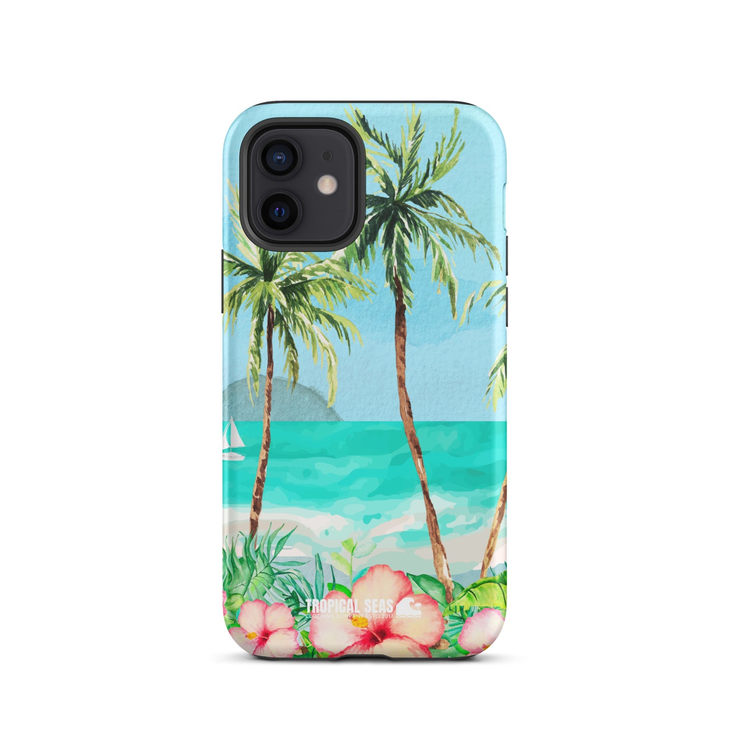 Tropical Dawn Tough Case for iPhone® - Sustainable Mobile Phone Cases from Tropical Seas Clothing 