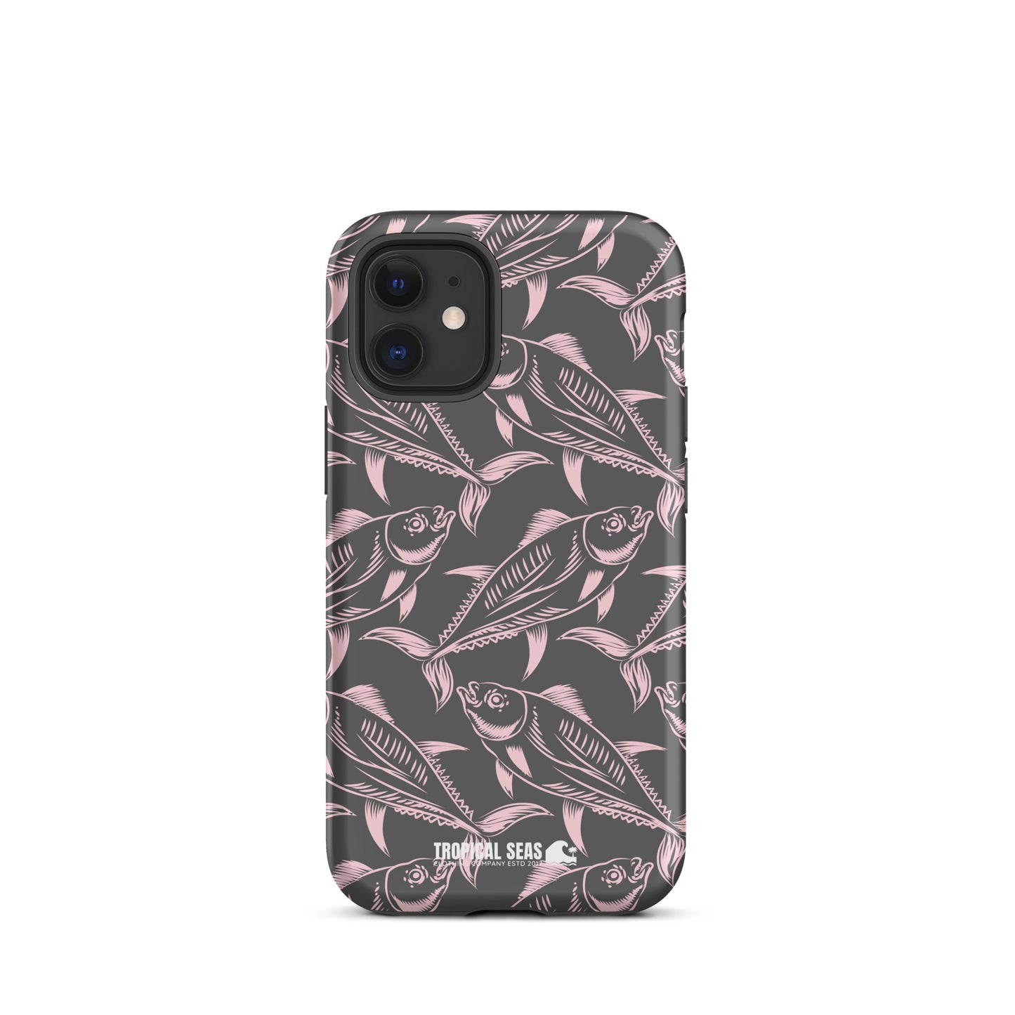 Nautical Pink Tuna Tough Case for iPhone® - Sustainable Mobile Phone Cases from Tropical Seas Clothing 