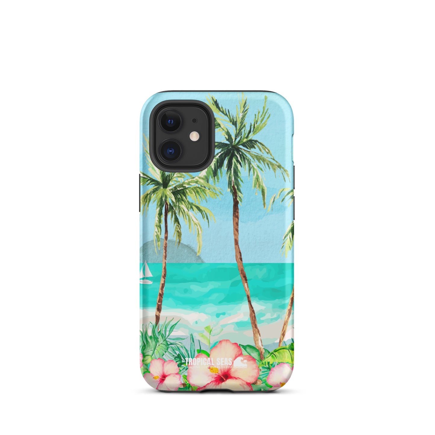 Tropical Dawn Tough Case for iPhone® - Sustainable Mobile Phone Cases from Tropical Seas Clothing 