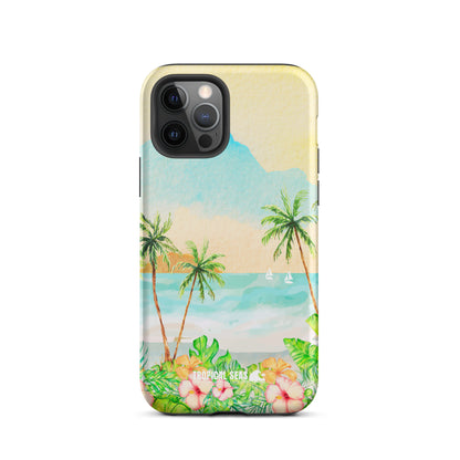 Tropical Dreaming Tough Case for iPhone® - Sustainable Mobile Phone Cases from Tropical Seas Clothing 