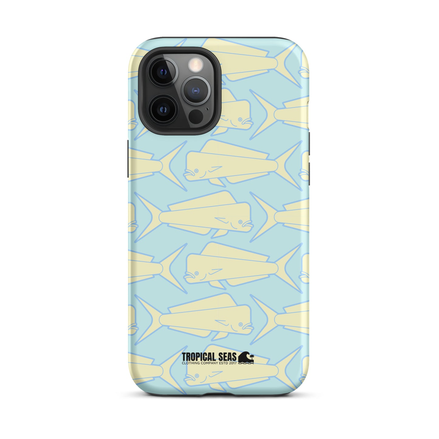 Tropical Mahi Mahi Fish Tough Case for iPhone® - Sustainable Mobile Phone Cases from Tropical Seas Clothing 