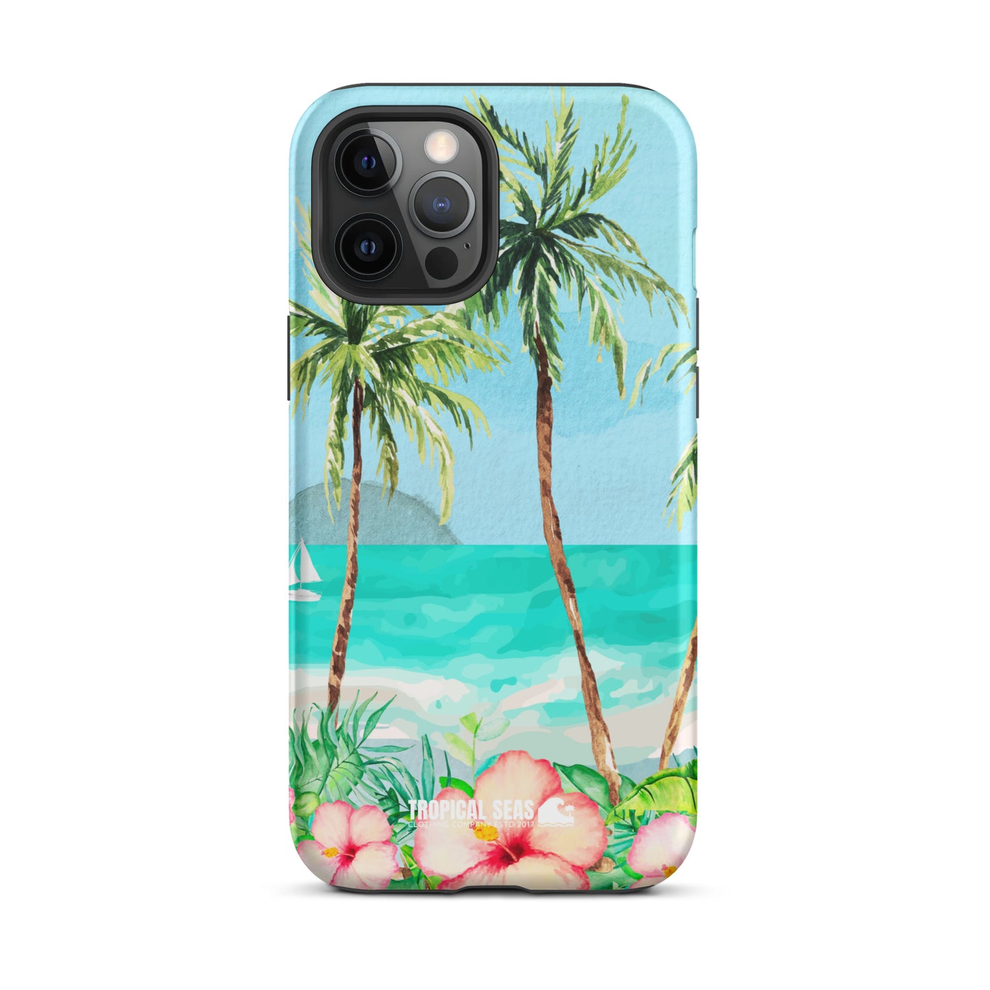 Tropical Dawn Tough Case for iPhone® - Sustainable Mobile Phone Cases from Tropical Seas Clothing 