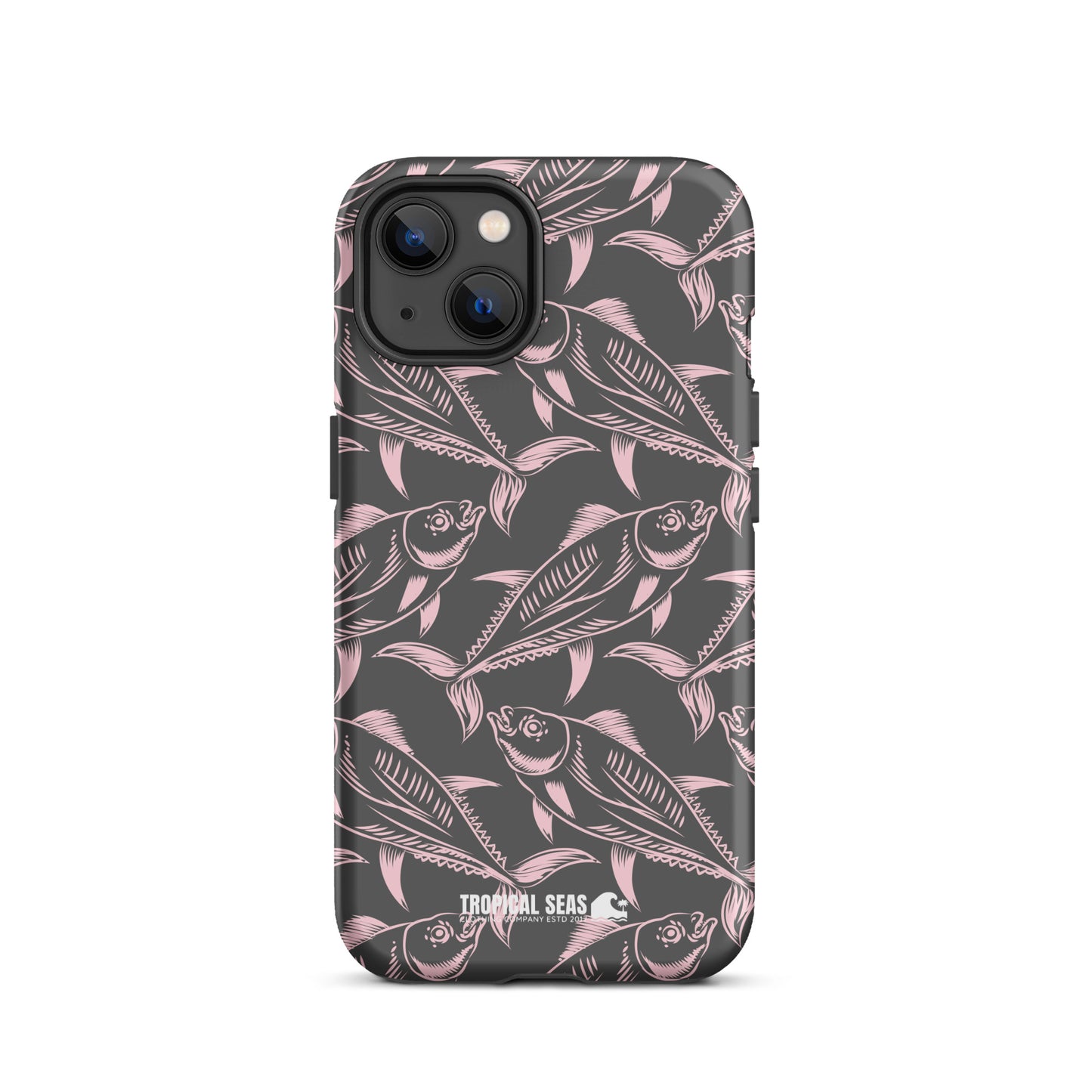 Nautical Pink Tuna Tough Case for iPhone® - Sustainable Mobile Phone Cases from Tropical Seas Clothing 