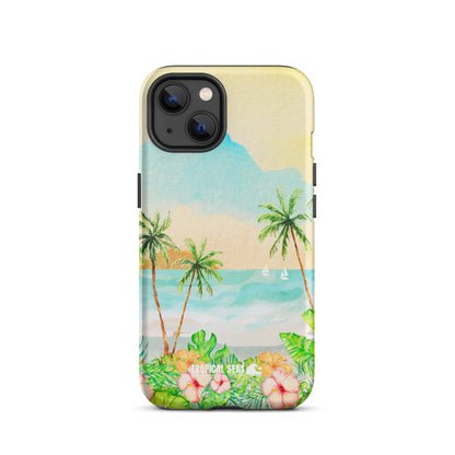 Tropical Dreaming Tough Case for iPhone® - Sustainable Mobile Phone Cases from Tropical Seas Clothing 