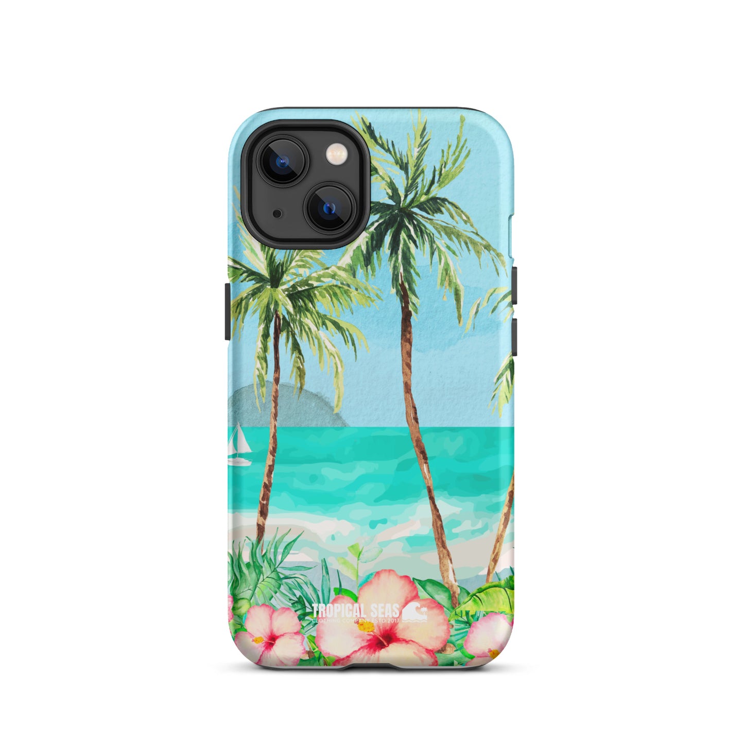 Tropical Dawn Tough Case for iPhone® - Sustainable Mobile Phone Cases from Tropical Seas Clothing 