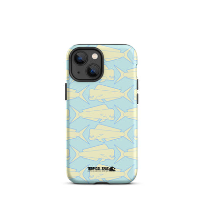 Tropical Mahi Mahi Fish Tough Case for iPhone® - Sustainable Mobile Phone Cases from Tropical Seas Clothing 