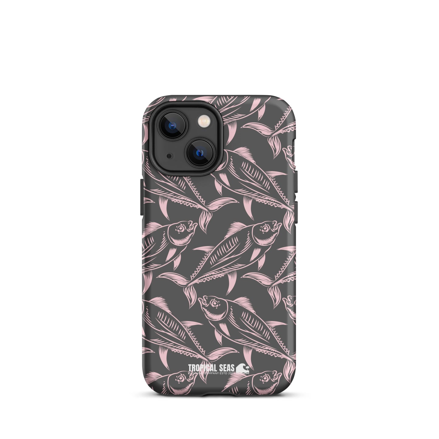 Nautical Pink Tuna Tough Case for iPhone® - Sustainable Mobile Phone Cases from Tropical Seas Clothing 