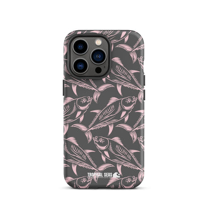 Nautical Pink Tuna Tough Case for iPhone® - Sustainable Mobile Phone Cases from Tropical Seas Clothing 