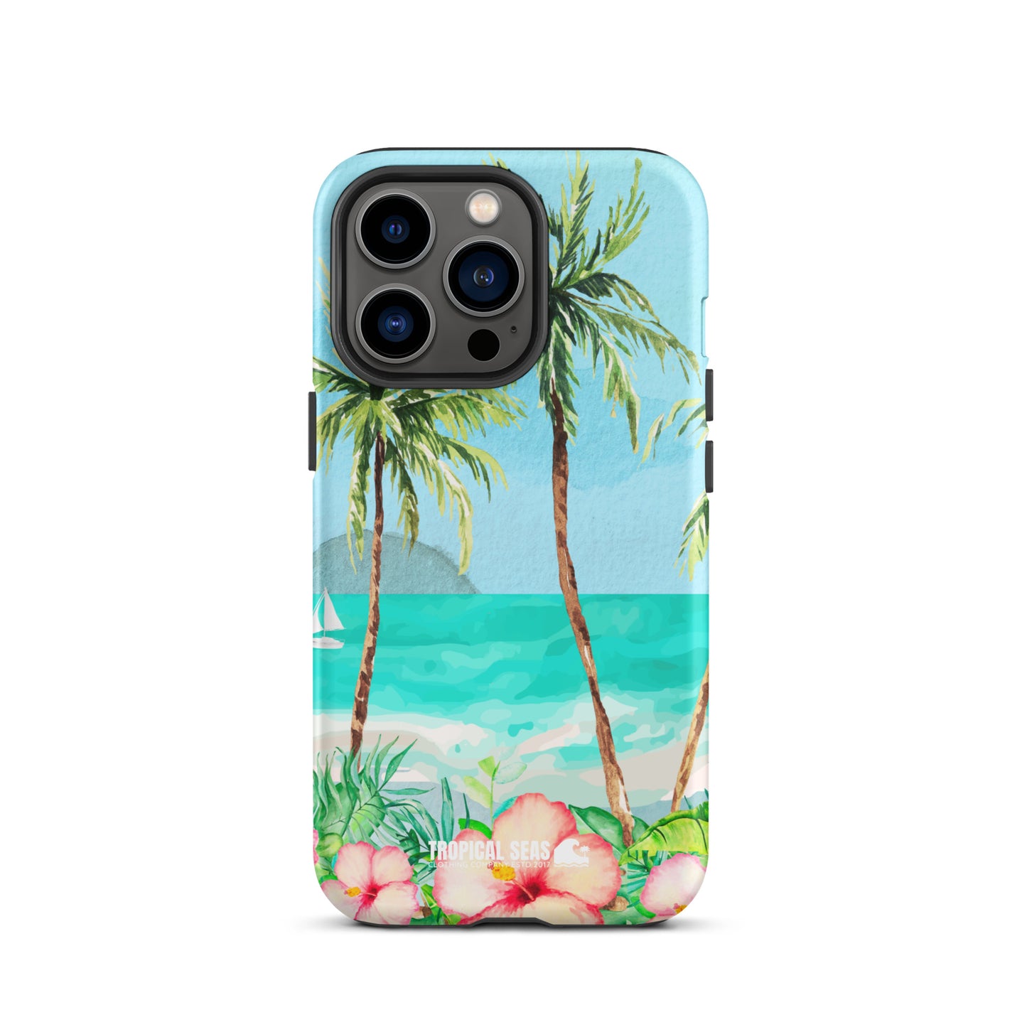 Tropical Dawn Tough Case for iPhone® - Sustainable Mobile Phone Cases from Tropical Seas Clothing 