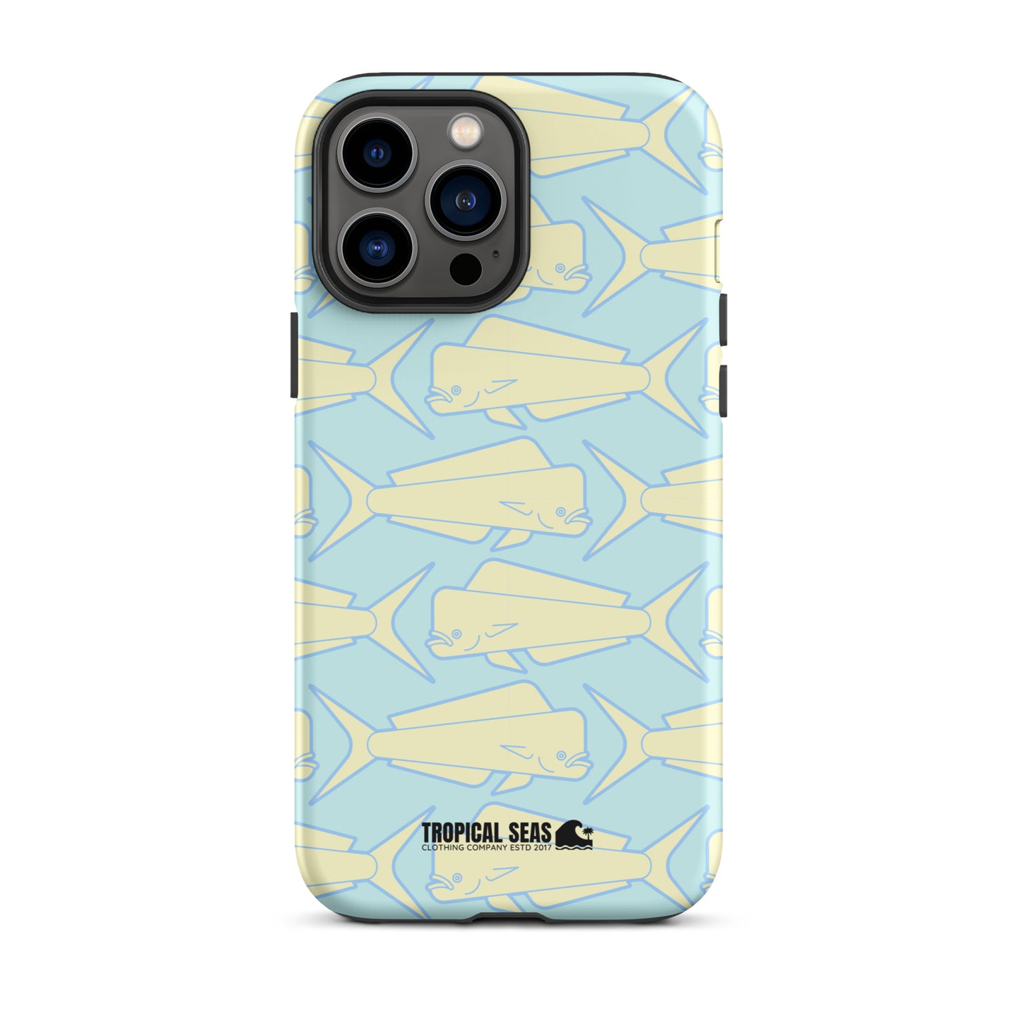 Tropical Mahi Mahi Fish Tough Case for iPhone® - Sustainable Mobile Phone Cases from Tropical Seas Clothing 