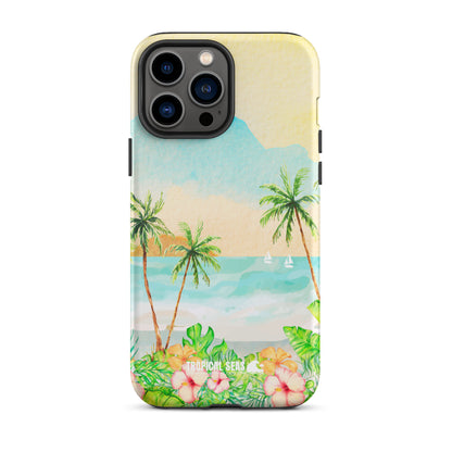 Tropical Dreaming Tough Case for iPhone® - Sustainable Mobile Phone Cases from Tropical Seas Clothing 