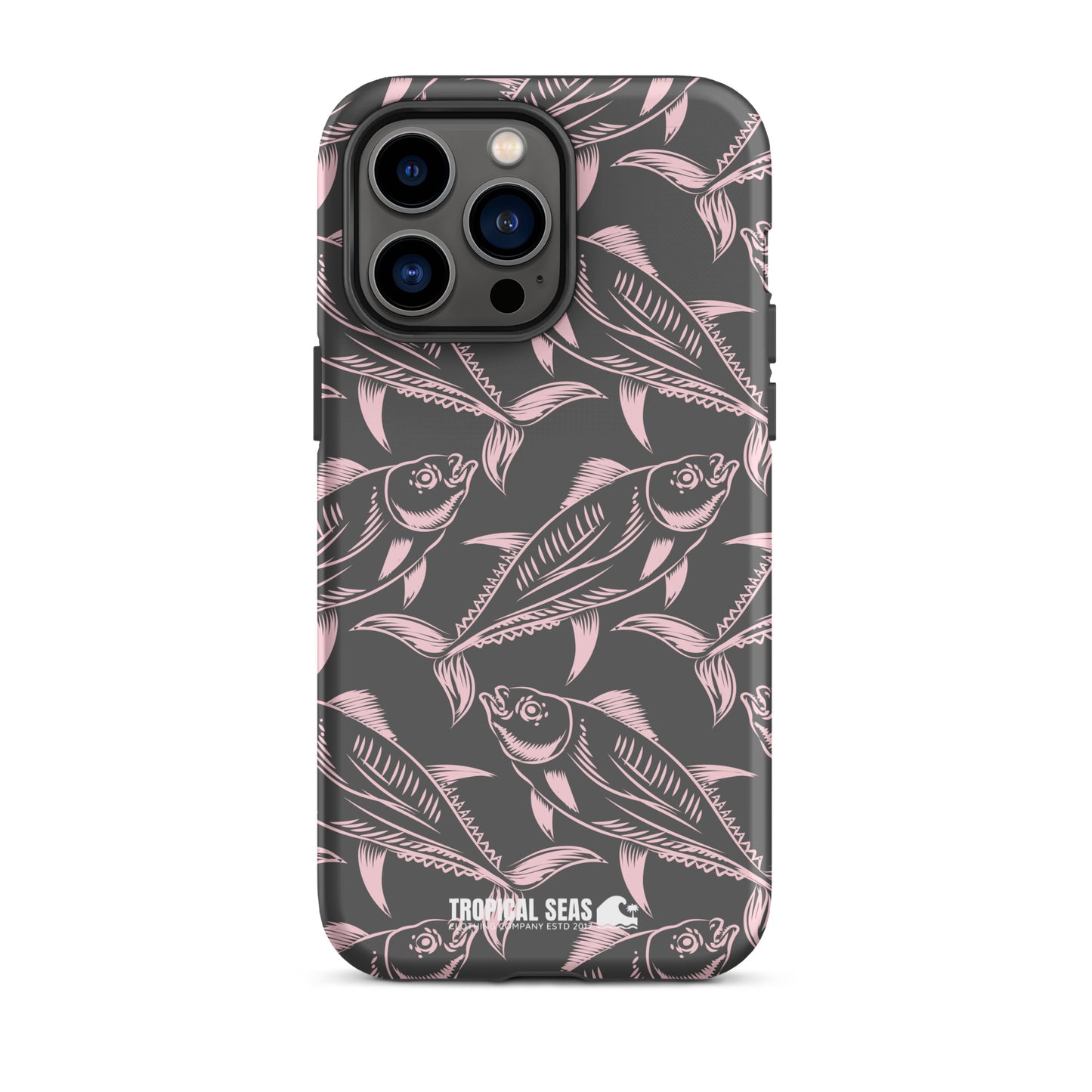 Nautical Pink Tuna Tough Case for iPhone® - Sustainable Mobile Phone Cases from Tropical Seas Clothing 