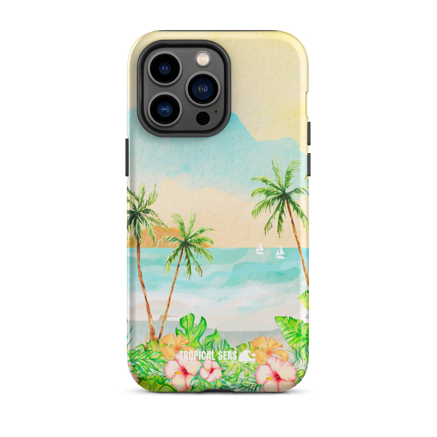 Tropical Dreaming Tough Case for iPhone® - Sustainable Mobile Phone Cases from Tropical Seas Clothing 