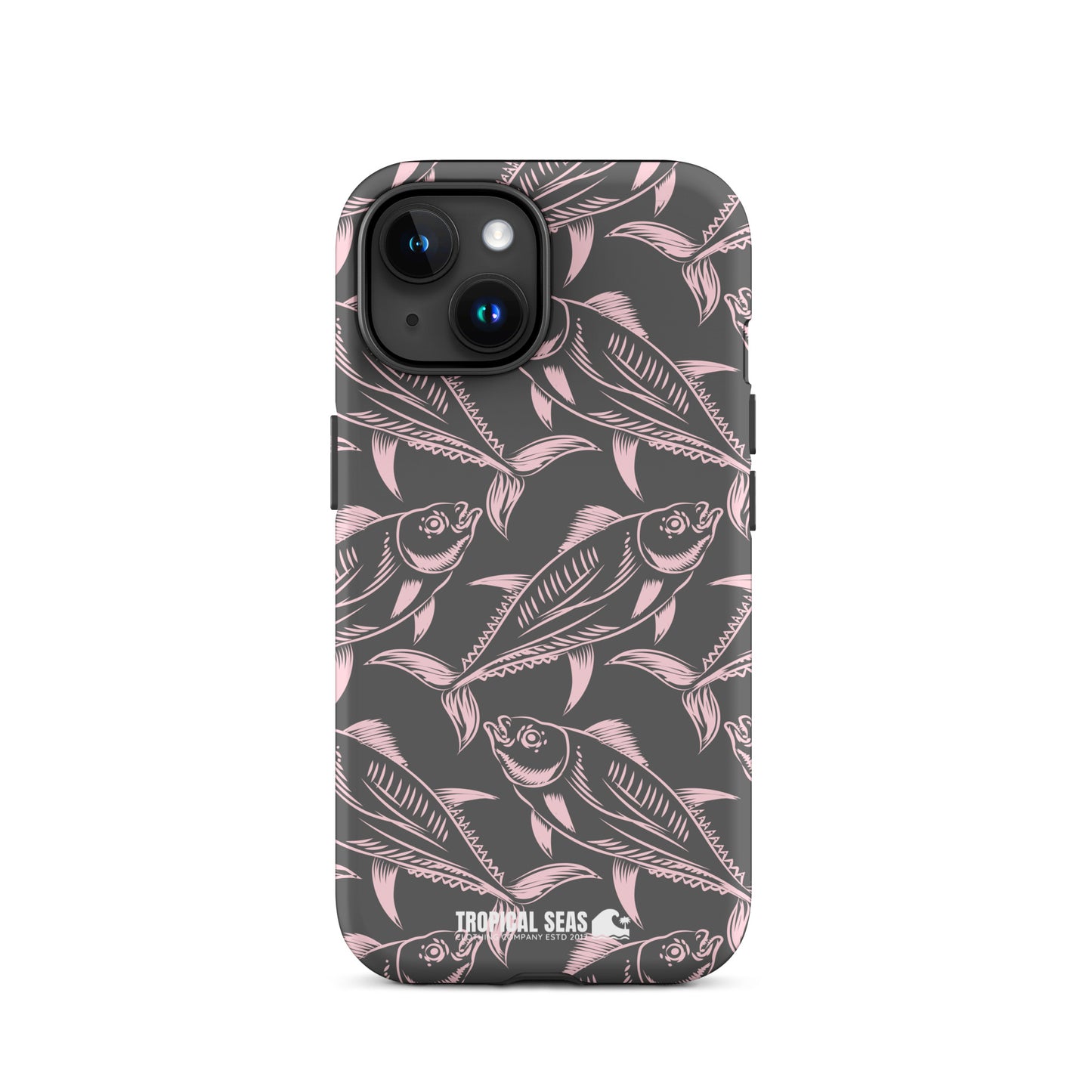 Nautical Pink Tuna Tough Case for iPhone® - Sustainable Mobile Phone Cases from Tropical Seas Clothing 