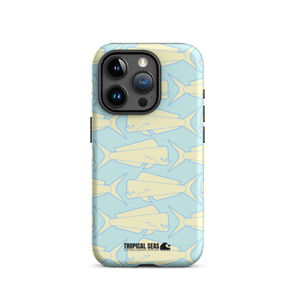 Tropical Mahi Mahi Fish Tough Case for iPhone® - Sustainable Mobile Phone Cases from Tropical Seas Clothing 