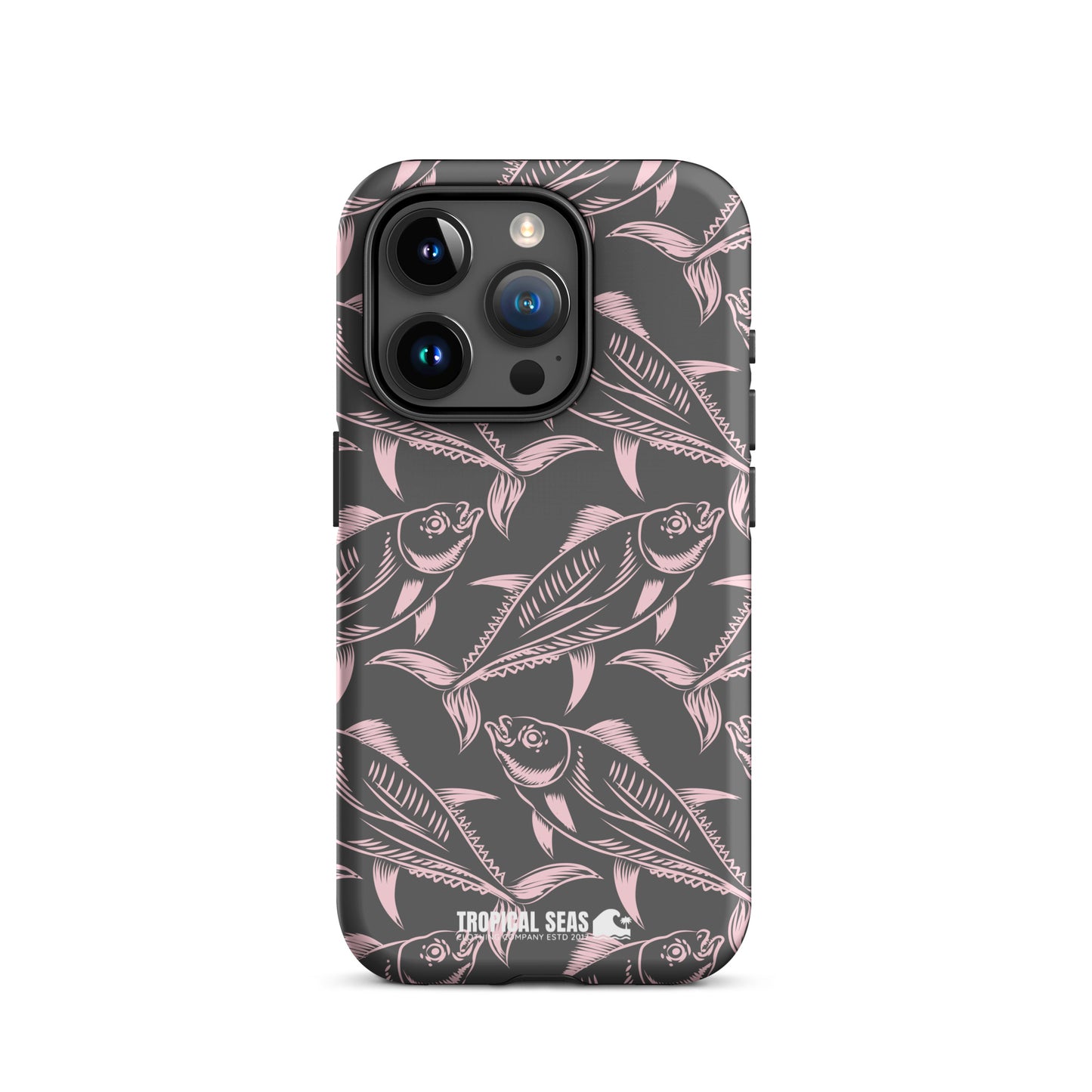 Nautical Pink Tuna Tough Case for iPhone® - Sustainable Mobile Phone Cases from Tropical Seas Clothing 