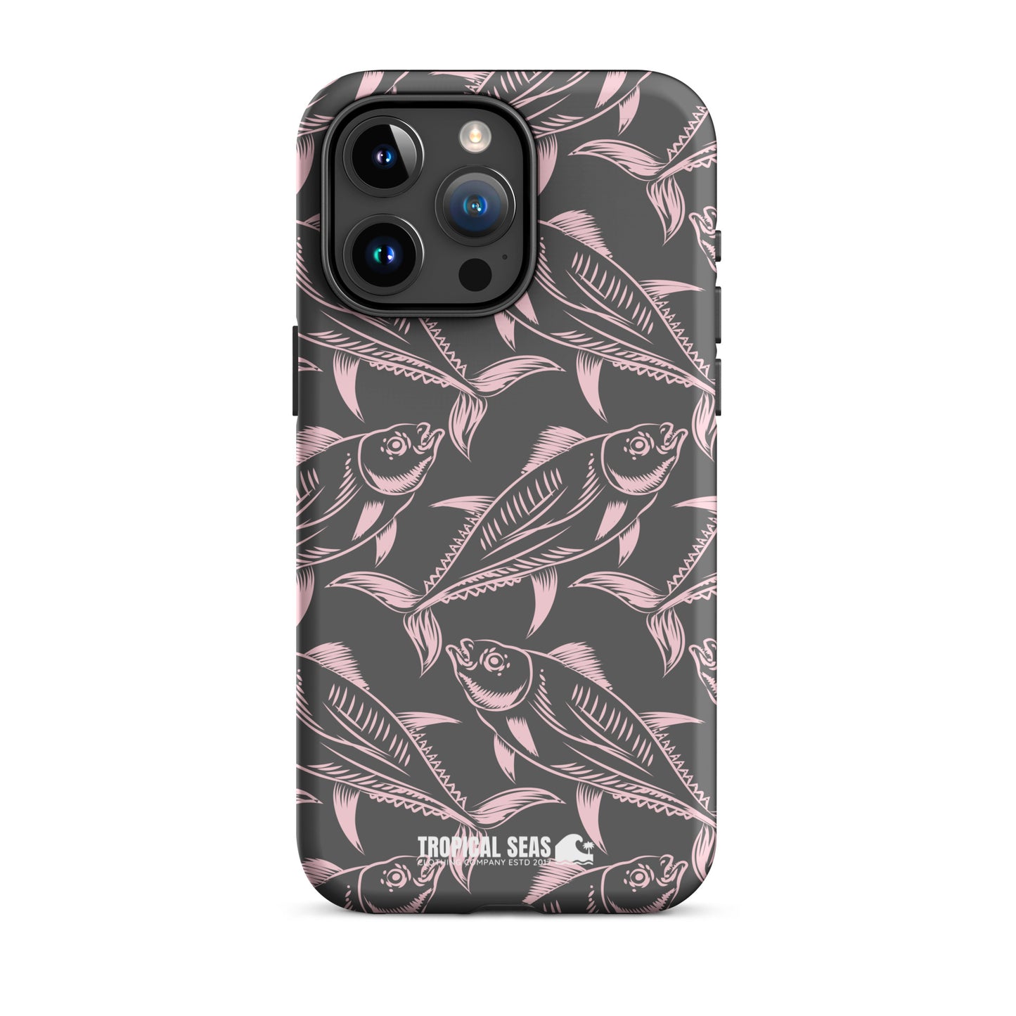 Nautical Pink Tuna Tough Case for iPhone® - Sustainable Mobile Phone Cases from Tropical Seas Clothing 