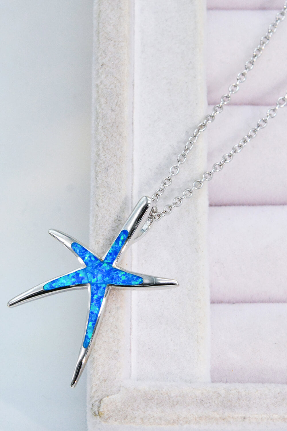 Opal Starfish Pendant Necklace - Tropical Seas Clothing 