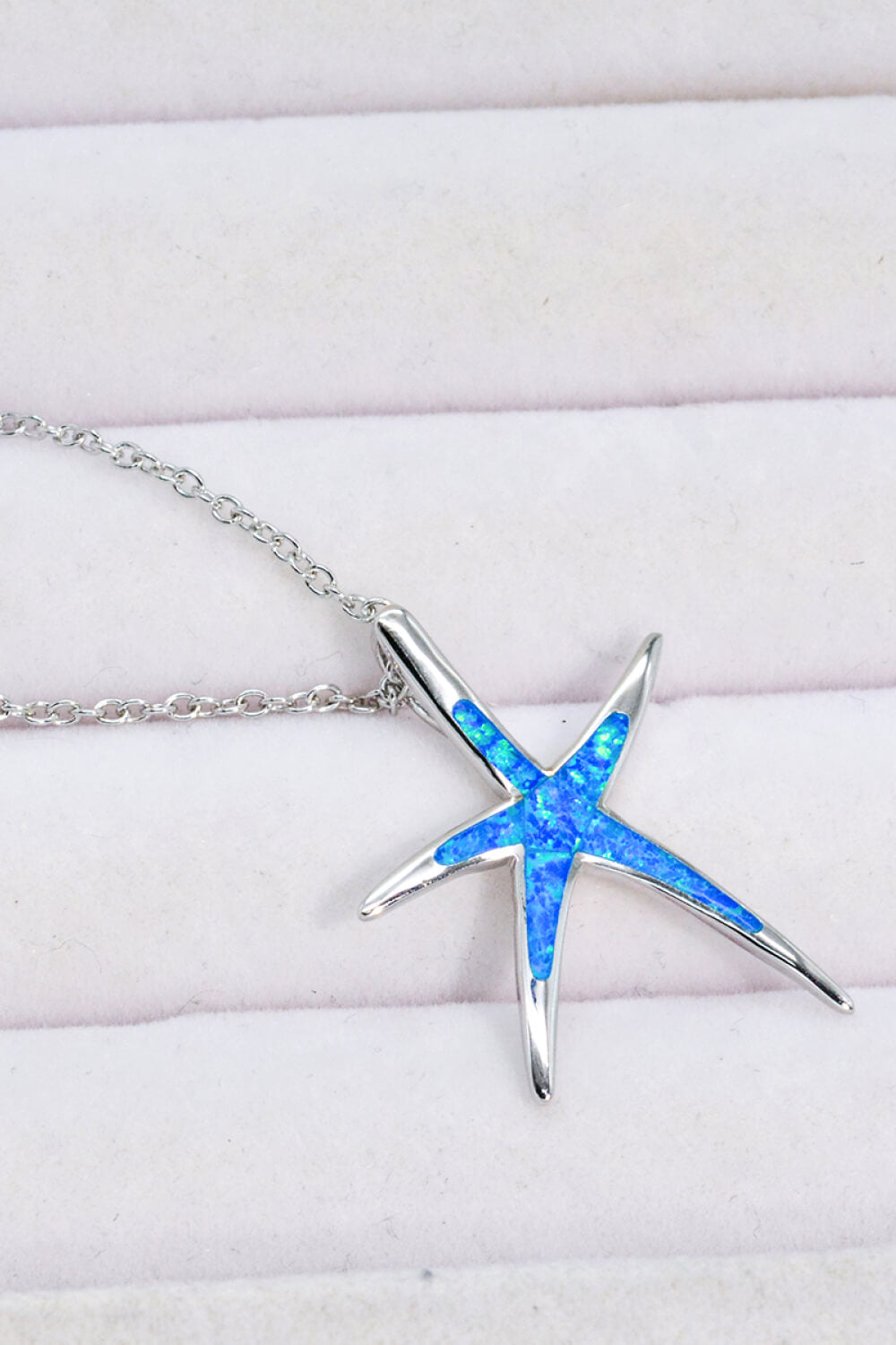 Opal Starfish Pendant Necklace - Tropical Seas Clothing 