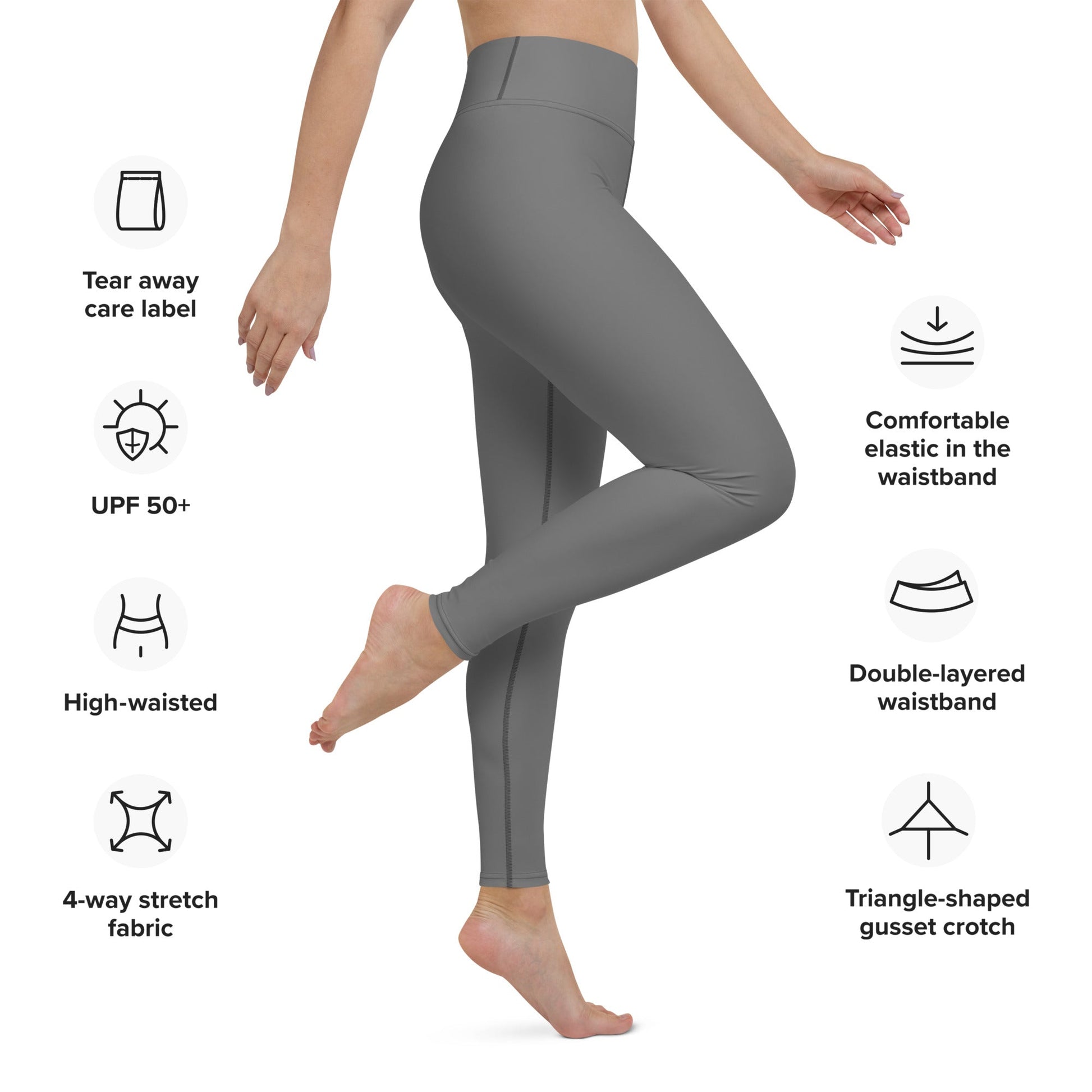 Women's Tropical Storm Yoga Leggings - Tropical Seas Clothing 