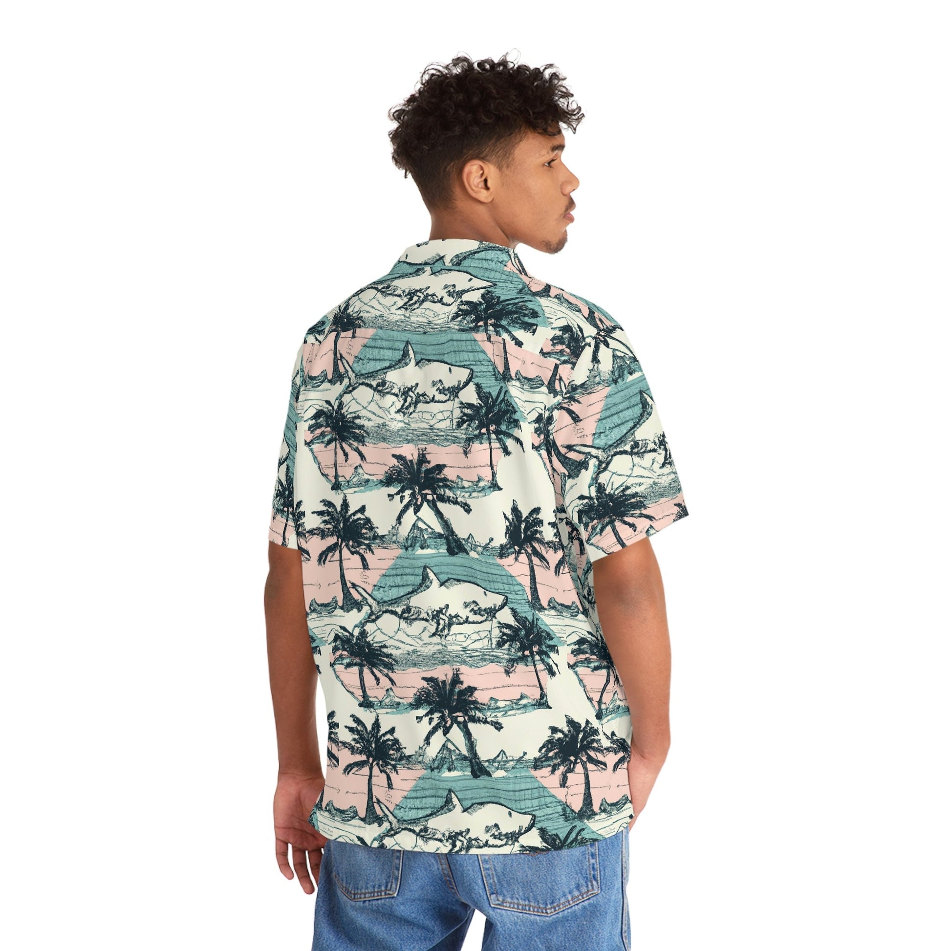 Men's Vintage Tropical Hawaiian Shirt - Tropical Seas Clothing 