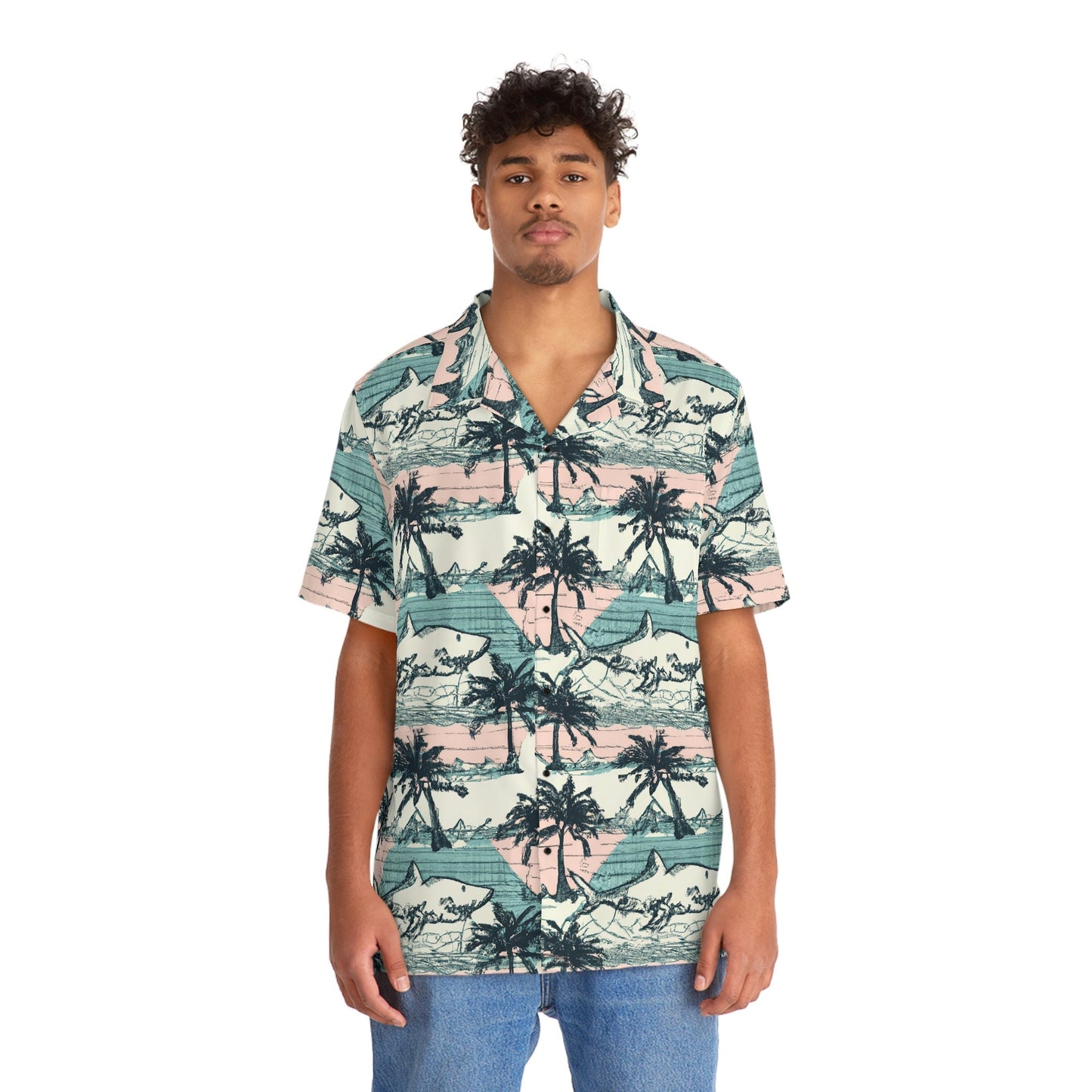 Men's Vintage Tropical Hawaiian Shirt - Tropical Seas Clothing 