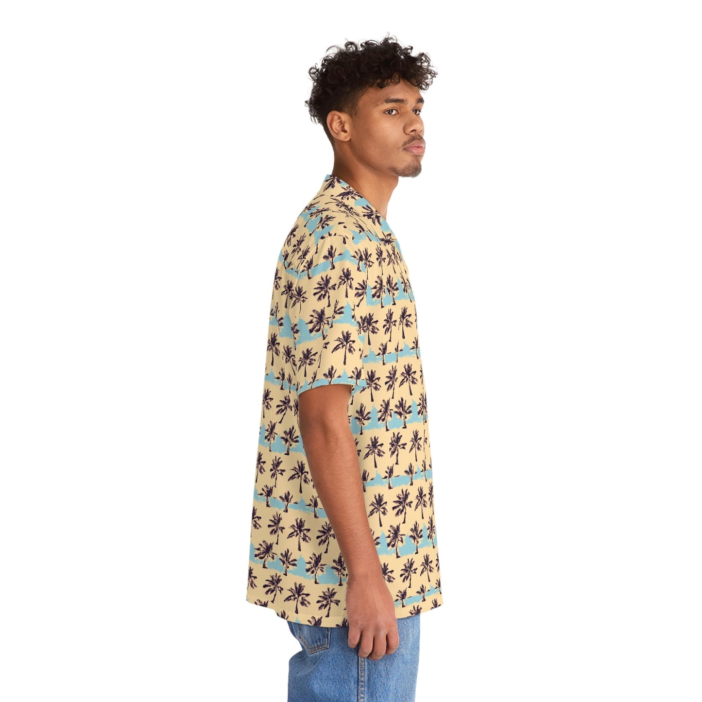 Men's Tropical Sunset Hawaiian Shirt - Tropical Seas Clothing 