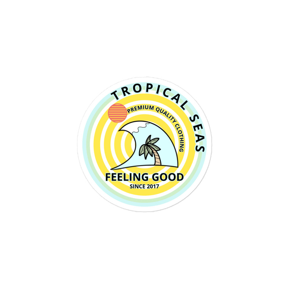 Feeling Good stickers - Tropical Seas Clothing 