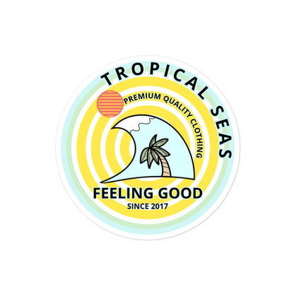 Feeling Good stickers - Tropical Seas Clothing 