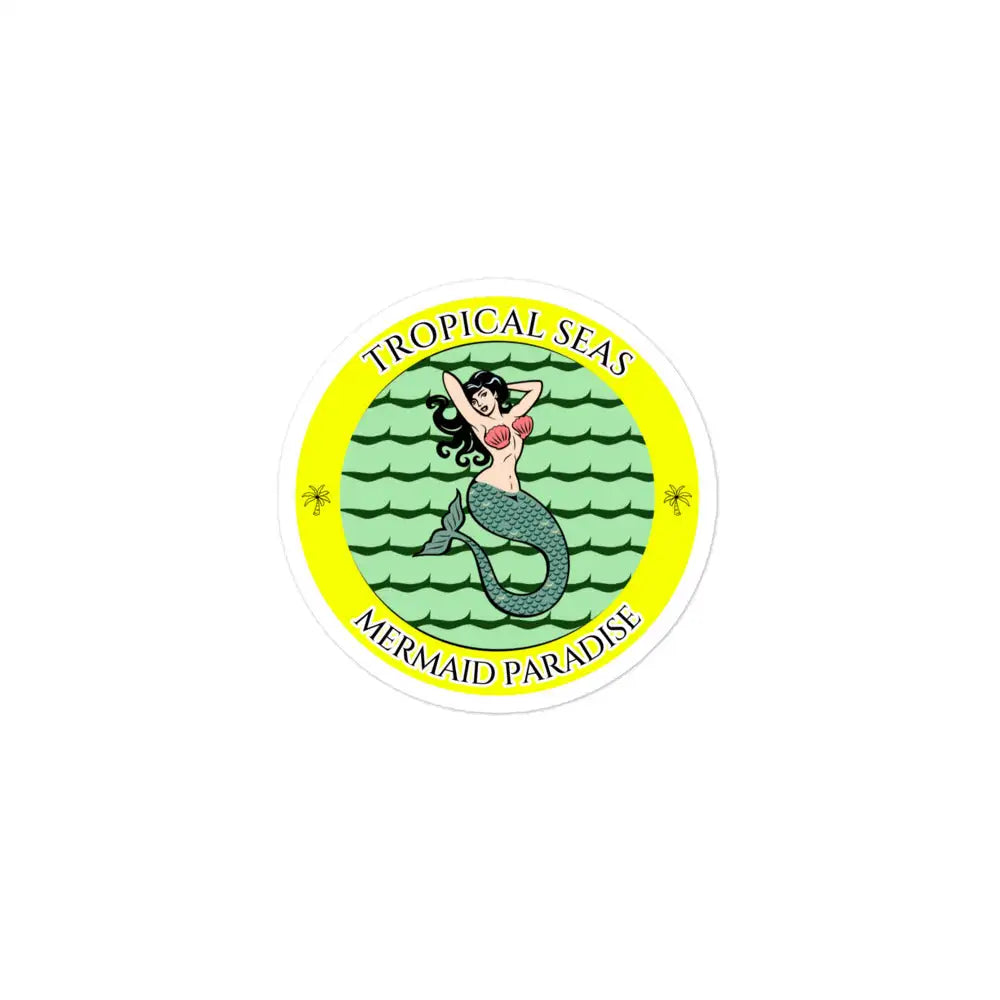 Mermaid Paradise stickers - Tropical Seas Clothing 
